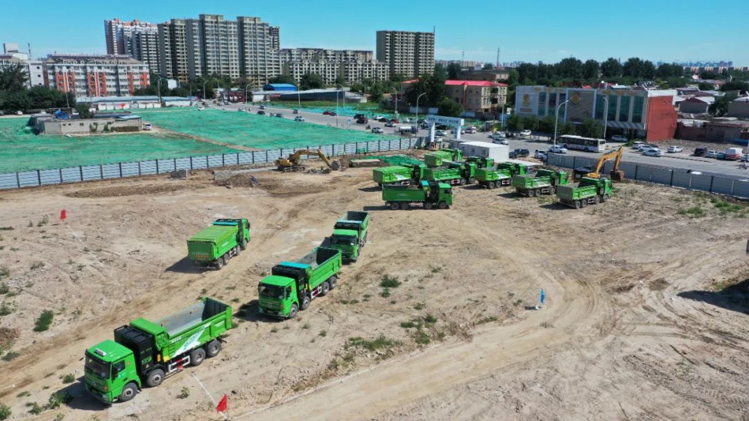 躍迪純電動渣土車助力保定綠色環保建設——實現全過程綠色排放運輸