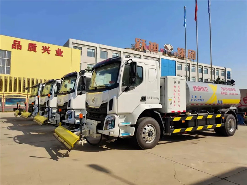 創建綠色家園從我做起丨躍迪純電動環衛車發往石家莊