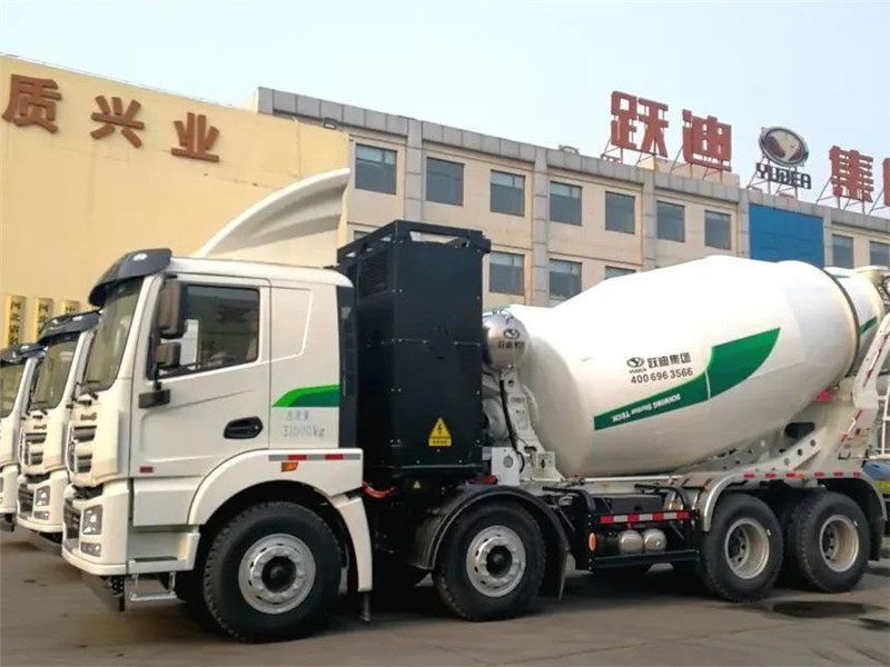 【長續航 零排放 智能化】躍迪純電動混凝土攪拌車