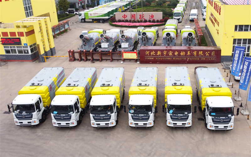 【央視聚焦】躍迪新能源環衛車助力河北省燃油環衛車更新換代