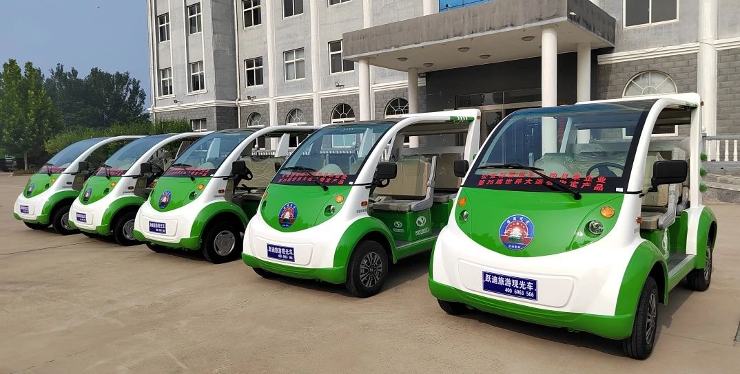 零排放 低噪音丨躍迪集團新能源觀光車發往江蘇
