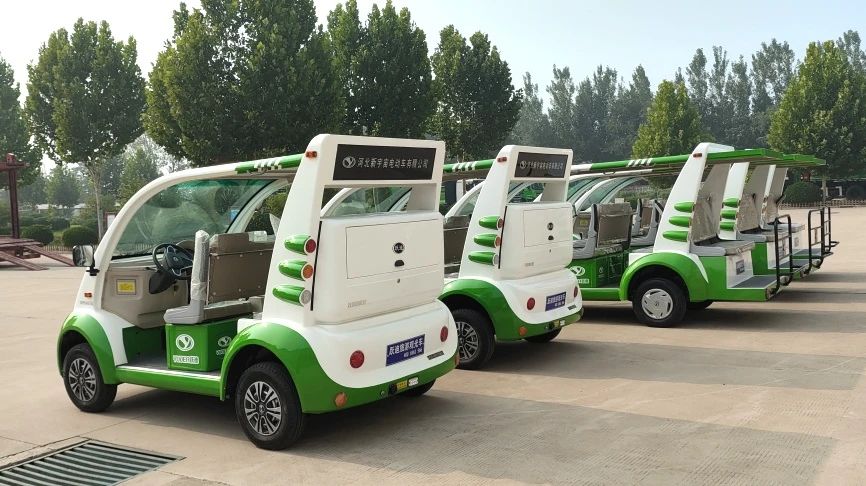 零排放 低噪音丨躍迪集團新能源觀光車發往江蘇