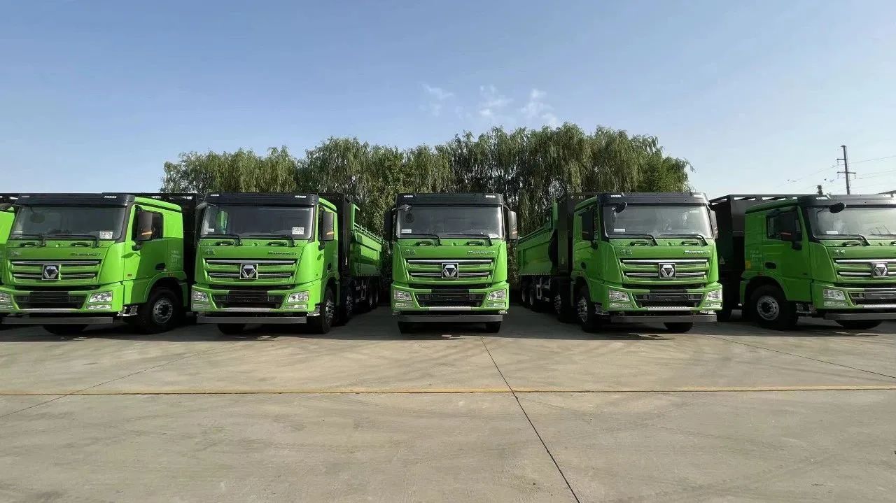 零污染、零排放--躍迪集團(tuán)新能源自卸渣土車