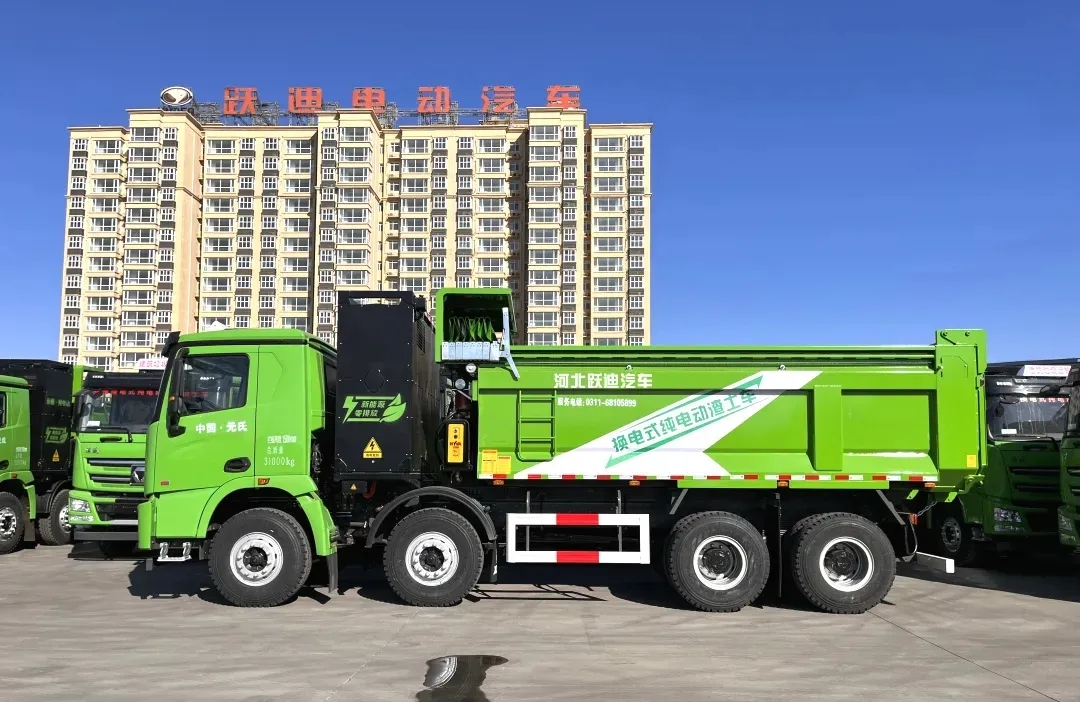 性能無(wú)敵，綠色出擊-躍迪新能源渣土自卸車(chē)